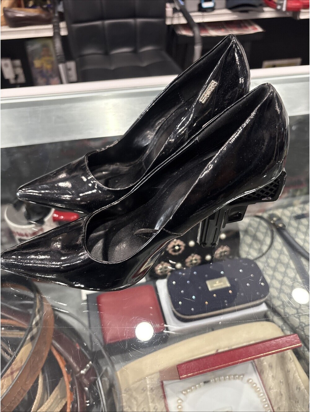ShieHh Woman’s Pistol Gun High Heels